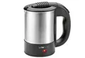 Produktbild: Reisewasserkocher Edelstahl 0,5L 1000W schwarz mit 2 Tassen