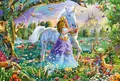 Produktbild: Prinzessin mit Einhorn und Schloss (Kinderpuzzle)