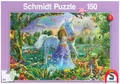 Produktbild: Schmidt Spiele Puzzle Prinzessin mit Einhorn und Schloss (Kinderpuzzle), 199 Puzzleteile