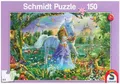 Produktbild: Prinzessin mit Einhorn und Schloss (Kinderpuzzle) | Spiel | In Spielebox | 56307