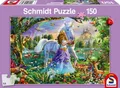 Produktbild: 150 Teile Schmidt Spiele Kinder Puzzle Prinzessin mit Einhorn und Schloß 56307