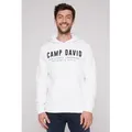 Produktbild: CAMP DAVID Kapuzensweatshirt aus Baumwolle weiß S (48)