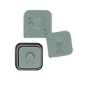 Produktbild: LÄSSIG Snackbox 3er Set Edelstahl 3 Stück Garden Explorer Grün