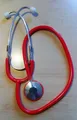 Produktbild: Med-Comfort ® Stethoskop Stethoscope  Einzelkopf Flachkopf rot, von Ampri