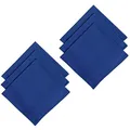 Produktbild: 6er Pack Textil Servietten Stoffserviette 45cm x 45cm aus 100% Baumwolle in Blau