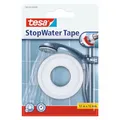 Produktbild: tesa StopWater wasserfestes Dichtungsband - 12 m x 12 mm - Weiß | Reparaturband für wasserfestes Abdichten - Druckbeständigkeit bis zu 6 bar - für innen und außen