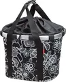 Produktbild: KLICKfix Reisenthel Bikebasket Lenkertasche mit Aluminumrahmen Fleur-schwarz