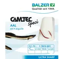 Produktbild: Balzer Camtec Aalhaken 60cm rot - 10 gebundene Angelhaken, Hakengröße/Schnurdurchmesser:Gr. 1 / 0.40mm