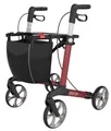 Produktbild: Rehasense Router M Leichtgewicht Rollator weinrot