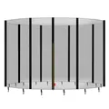 Produktbild: Baunsal® Trampolin Sicherheitsnetz Ø 366 cm (JS+EXD-M) für 8 Netzstangen Netzhöhe 180 cm Ersatzteile Netz Schutznetz Kinder Ersatznetz Outdoor