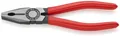 Produktbild: KNIPEX 03 01 180 Kombizange  Länge 180 mm poliert Kunststoffüberzug