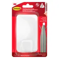 Produktbild: 3M Command Utility Hook 17011FESIP, Weiss, X-Large für Schwergewichte < 6,8 kg, 1 Haken + 3 Streifen (57314008)