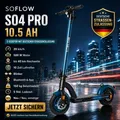 Produktbild: SOFLOW S04 Pro E Scooter 10.5 Ah Reichweite bis 40 KM Deutsche Straßenzulassung
