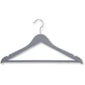 Produktbild: Kesper Kleiderbügel 16880, aus Kunststoff, grau, 45cm, rutschfest, 3 Stück