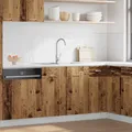 Produktbild: Spülenunterschrank Altholz-Optik 80x46x81,5 cm Holzwerkstoff