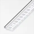 Produktbild: alfer Träger-Profil 1 m, 8.5 x 30 mm PVC (Kunststoff) glatt weiss  Trägerprofil