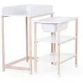 Produktbild: Childhome Wickeltisch 2in1 Set Wickeltisch + Badewanne, Weiß, Buche, Kunststoff, 91.5x53.5x106.5 cm, Fsc, DIN EN 12221, Babymöbel, Wickelkommoden & Zubehör, Wickelkommoden