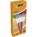 Produktbild: Kugelschreiber-Set Bic Shine Silver Weiß Bunt [12 Stücke]