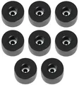Produktbild: 8 Gummifüße Ø 38x25 Lautsprecherfüße Gummifuß Boxenfüße Gehäusefuß Boxenfuß Füße