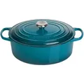 Produktbild: Le Creuset Bräter Signature 31 cm oval Deep Teal 6,3 L