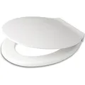 Produktbild: Pagette WC-Sitz Exklusiv m Deckel mit Edelstahl-Befestigung weiss (790821602)