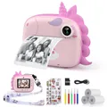 Produktbild: Kinderkamera Sofortbildkamera Digitalkamera Kinder Fotodruck Rosa 20MP 32G