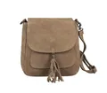 Produktbild: ITALYSHOP24 Schultertasche Made in Italy Damen Leder Tasche CrossOver, als Schultertasche, CrossBody, Umhängetasche tragbar