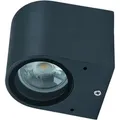 Produktbild: Heitronic 35375 Wandleuchte ABAJO, rund, 1-lampig, für GU10 LED max. 5 W, anthrazit