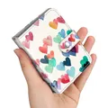 Produktbild: Fintie Mini Fotoalbum für 2x3 Zoll Filme - 52 Taschen kleine Alben für Fujifilm Instax Mini Sofortbildkamera/Polaroid Hi-Print Bilder, Kpop Fotokartenhalter Binder, Raining Hearts