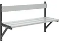 Produktbild: Wandbank, Alu, 1015 mm breit, anthrazit (RAL 7016)