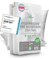 Produktbild: Welldora Kissenbezug für Allergiker, 2er-Set Milbenbezug Kissen, fachärztlich getestet, Encasing gegen Milben & Bettwanzen ǀ Allergiker Bettwäsche
