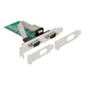 Produktbild: DeLock PCI Express Karte > 2 x Seriell RS-232 89555
