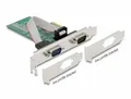 Produktbild: Delock 89555 2 Port Serielle Steckkarte PCIe, RS232 PCIe x1
