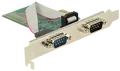 Produktbild: DELOCK 89555 - 2 Port RS232, seriell, PCIe Karte