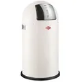 Produktbild: Wesco Abfallsammler Pushboy, Edelstahl, Sand, Metall, 50 L, 75.5 cm, Made in Germany, Küchen, Küchenausstattung, Mülleimer