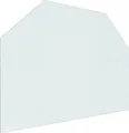Produktbild: vidaXL Kaminofen Glasplatte Sechseck 80x60 cm