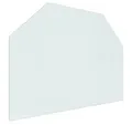 Produktbild: vidaXL Glas Kaminofen Glasplatte Sechseck 80x60 cm, 1-tlg.