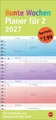 Produktbild: Bunte Wochen Planer für 2 2027 | Heye | Kalender | Bunte Wochen Planer Heye