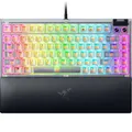 Produktbild: Razer BlackWidow V4 75% Phantom White - Hot-swap-fähige mechanische Gaming-Tastatur - Orange Tactile Switches - Medienrolle mit 2 dedizierten Medientasten - RGB - US Layout | Edition Phantom White