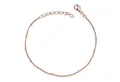 Produktbild: Materia Armkette Damen Rosegold Kugelkette 17-20cm SA-80, Sterlingsilber, rosevergoldet