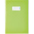 Produktbild: HERMA Heftschoner, DIN A4, aus PP, hellgrün gedeckt mit Strukturprägung, mit Beschriftungsetikett (A4) (7455)