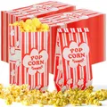 Produktbild: Popcorn Tüten,200 Stück Popcorntüten Kleine Popcorn Box Süßigkeitentüten Papiertüten Partytüte Popcorn Maschinen Zubehör für Party, Familienfeier, Geburtstagsfeier,Weihnachten (200)