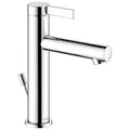 Produktbild: KEUCO IXMO Pure Einhebel-Waschtischmischer 130, mit Zugstangen-Ablaufgarnitur, Ausladung 125mm, 59501011001, Farbe: Verchromt