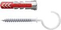 Produktbild: Fischer Dübel-Set DuoPower RH 6 x 30 mm mit Rundhaken - 6 Stück