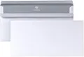 Produktbild: POSTHORN Briefumschläge Din lang (1000 Stück) | Briefumschlag ohne Fenster selbstklebend | Din lang Umschläge ohne Fenster mit 75g/m² Grammatur | Grauer Innendruck | 110x220mm | Weiß