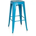 Produktbild: Barhocker VANTAGGIO HIGH metallic hellblau hjh OFFICE