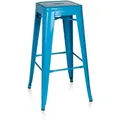 Produktbild: Barhocker Vantaggio High Metallic Hellblau Hjh Office