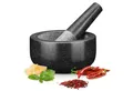 Produktbild: H&S Mörser Mörser mit Stößel Set für Gewürze 16cm aus Granit für Gewürze, (1-tlg), Granit Mörser und Stößel Groß Küchenutensilien Mortar and Pestle