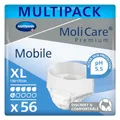Produktbild: MoliCare Premium Mobile Einweghose: Diskrete Anwendung bei Inkontinenz für Frauen und Männer; 6 Tropfen, Gr. XL (130-170 cm Hüftumfang), 4x14 Stück