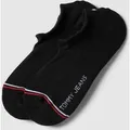 Produktbild: Tommy Hilfiger Füsslinge mit Kontraststreifen im 2er-Pack in Black, Größe 39/42